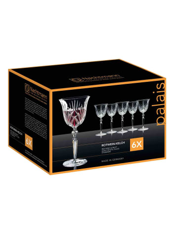 Nachtmann 6er Set Rotweingläser Palais 230 ml in transparent