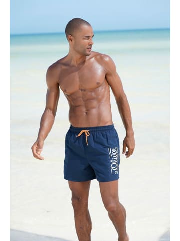 S. Oliver Badeshorts in navy