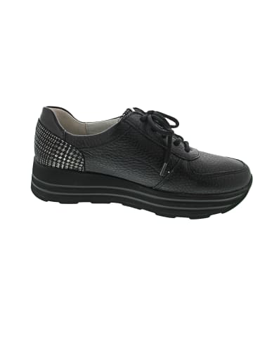 WALDLÄUFER H-Lana sportlicher Schnürer Schwarz