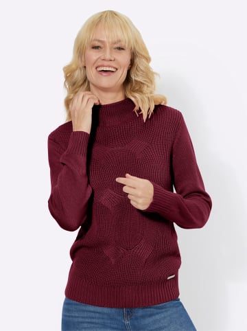 WITT WEIDEN Langarm-Pullover in bordeaux