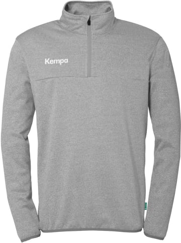 Kempa Trainingsjacke "1/4 Zip Top" in Grau
