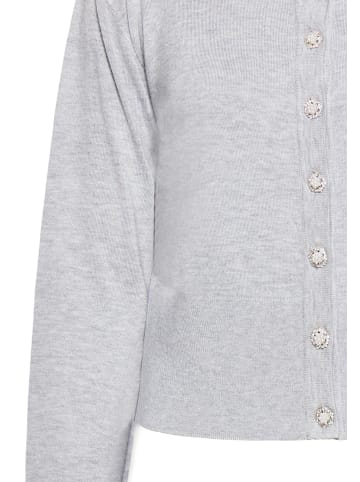 VIRITA Women Cardigan in Grau Melange