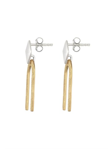Elli Ohrringe 925 Sterling Silber in Zweifarbig