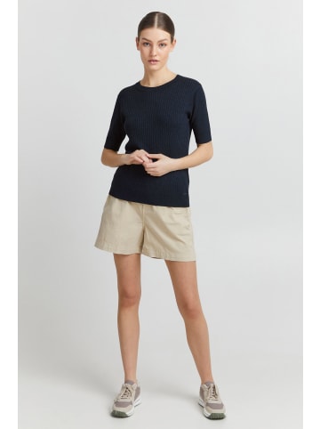 Oxmo Kurzarmpullover OXRiona in Blau