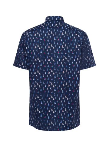 Andrew James Businesshemd in marine mehrfarbig - 0004