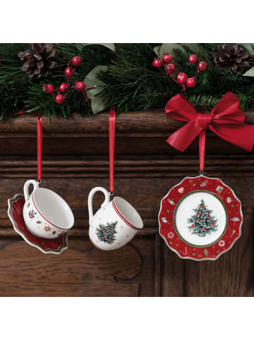 Villeroy & Boch 3er Set Ornamente Geschirrset Toy's Delight Decoration bunt in bunt