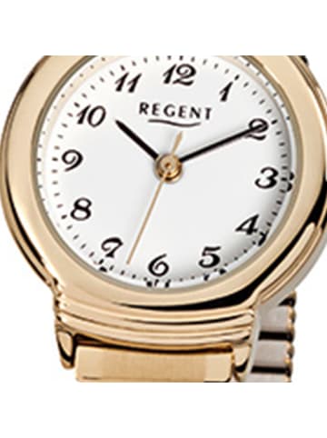 Regent Armbanduhr Regent Zugarmband gold klein (ca. 24mm)
