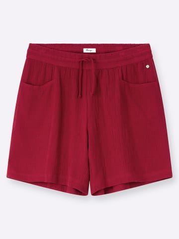 sheego Shorts in kirsche