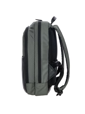 BRIC`s Monza Business-Rucksack 40 cm Laptopfach in grey-black