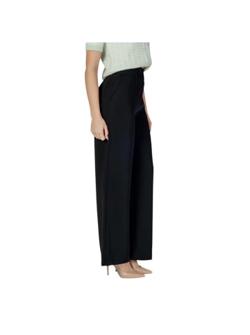Morgan de Toi Schwarz Polyester Freizeithose