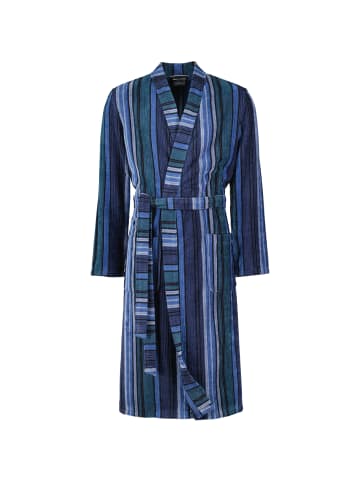 Cawö Cawö Bademäntel Herren Kimono Struktur 2509 aqua - 14 in aqua - 14