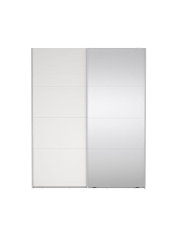 ebuy24 Schiebetürenschrank Catania (2-türig) Weiß 179 x 67 cm