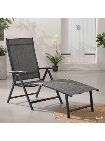 home24 Gartenliege Lindy in Grau