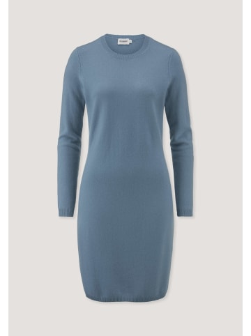 Hessnatur Hessnatur Strickkleid Regular aus Bio-Schurwolle mit Cashmere in kristallblau