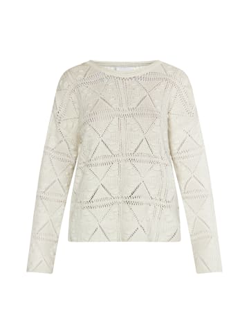 IZIA Strickpullover in Wollweiss