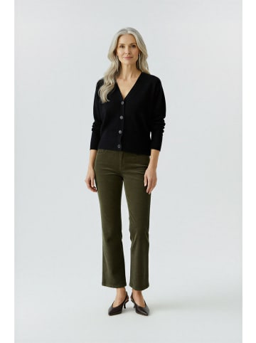 Oui Cordhose in khaki