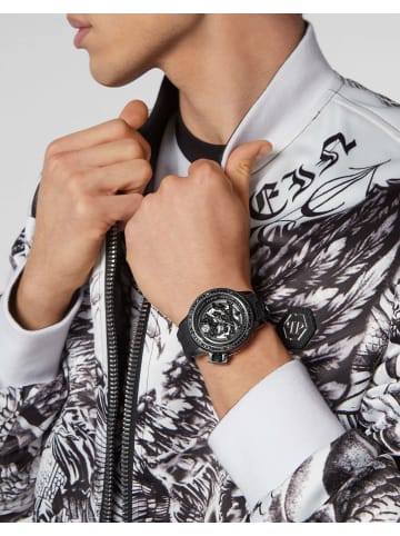 Philipp Plein Automatikuhr für Herren in Schwarz