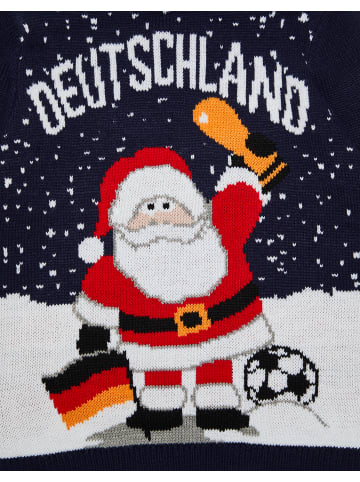 Threadboys Weihnachtspullover THB Xmas Jumper Germany in blau-schwarz