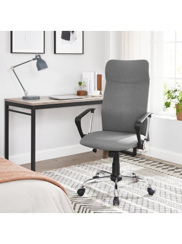 SONGMICS 2er-Set: Bürostuhl Kime in Grau - (B)59 x (H)122.7 x (T)58 cm