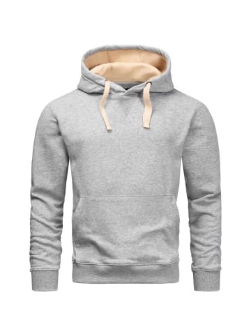 Alessandro Salvarini Hoodie AS-194 in Hellgrau