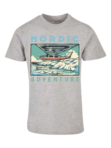 F4NT4STIC T-Shirt Nordic Adventures in grau meliert
