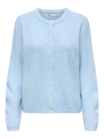 ONLY Strickjacke ONLSIMONI L/S O-NECK CARDIGAN in Blau