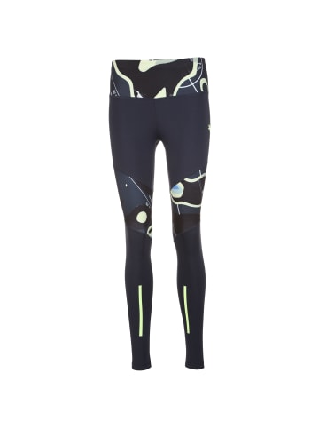 Puma Leggings IndividualLIGA in dunkelblau / neongelb