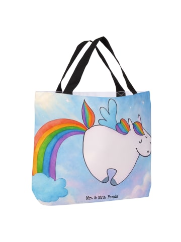 Mr. & Mrs. Panda Tote Bag Einhorn Fliegendes Pferd Design ohne S... in Weiß