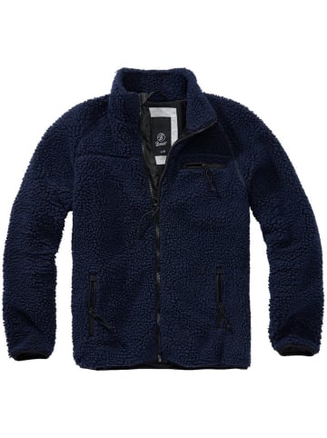Brandit Fleecejacke/Fleecepullover "Teddyfleece Jacket" in Blau