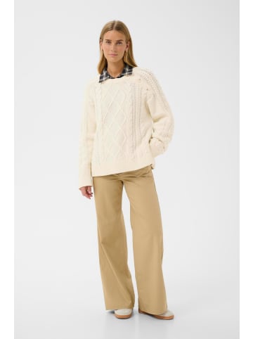 PART TWO Strickpullover ZivaPW Lockere Passform in Whisper White