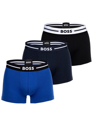 BOSS Boxershort 3er Pack in Schwarz/Blau