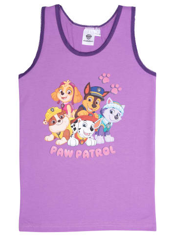 United Labels 2er Pack Paw Patrol Unterhemd Tank Top Hemdchen Unterwäsche in pink/lila