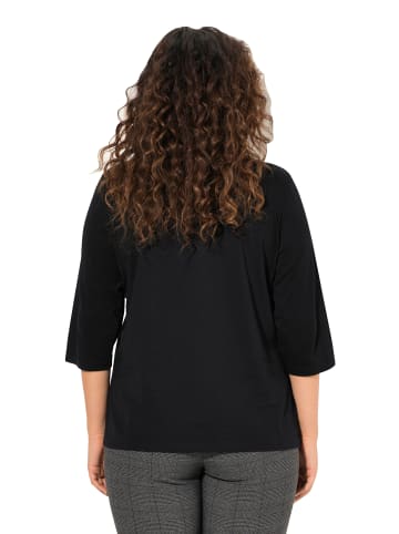 Ulla Popken Shirt in schwarz
