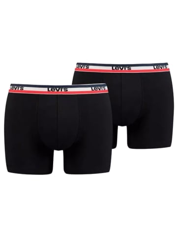 Levi´s Levi's Boxer 2 Pairs Briefs in Schwarz