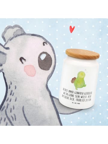 Mr. & Mrs. Panda Teedose Schildkröte Pfeifen mit Spruch in Weiß