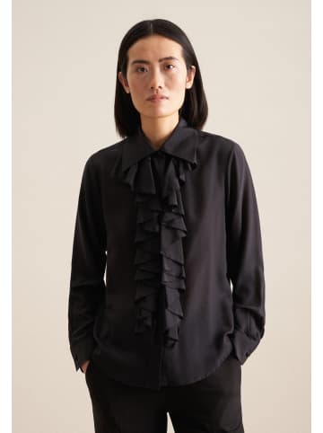 Seidensticker Hemdbluse Regular in Schwarz