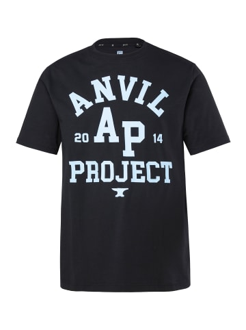 JP1880 Kurzarm T-Shirt in schwarz