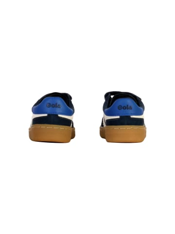 Gola Viper Strap Kindersneaker aus Leder Blau