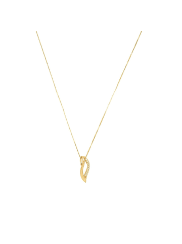 Amor Kette mit Anhänger Gold 585/14 ct in Gold