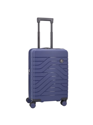 BRIC`s BY Ulisse 4-Rollen Kabinentrolley 55 cm in ocean blue