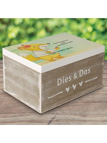 Mr. & Mrs. Panda Aufbewahrungsbox Apothekerin Leidenschaft Desig... in Weiß