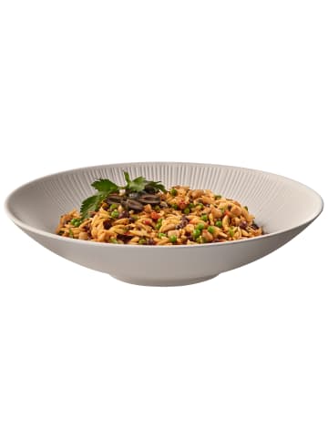 APS Schale -BLUSH- Ø 35 cm, H: 8 cm Melamin, weiß / beige