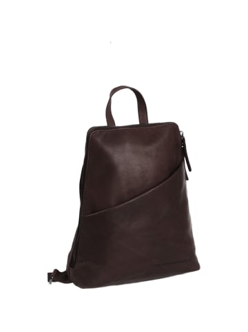 The Chesterfield Brand Wax Pull Up City Rucksack Leder 29 cm in braun