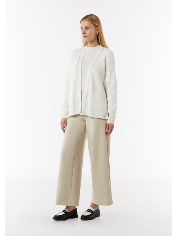 comma Strickjacke langarm in Weiß