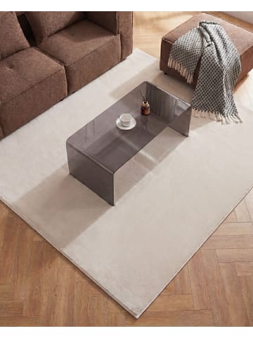 Beliani Schaffell VANTIRA in Beige - (W) 160 x (L) 160 cm