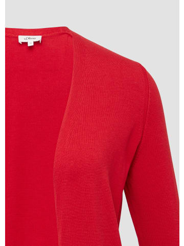 s.Oliver Strickjacke langarm in Rot
