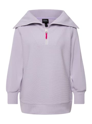 Ulla Popken Sweatshirt in pastell flieder