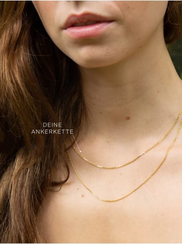 Modabilé Ankerkette DELICATE in Gelbgold