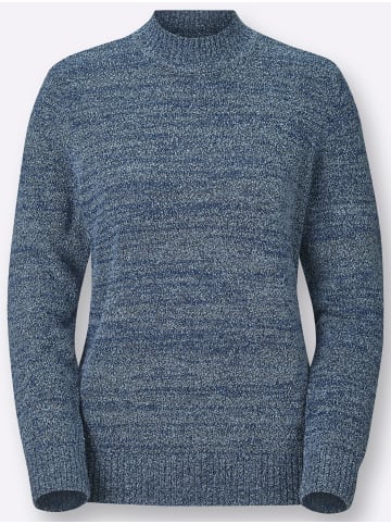WITT WEIDEN Pullover in blau-meliert
