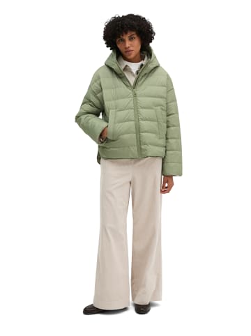 Marc O'Polo Daunen-Steppjacke mit Kapuze relaxed in Smooth Sage